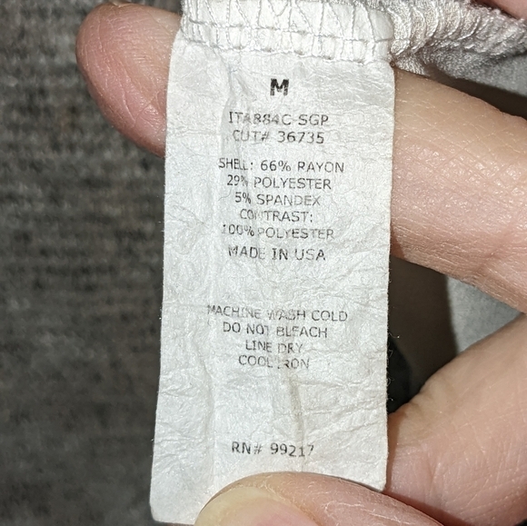 MOA Moa tan sweater with lace and sheer back - Picture 4 of 4